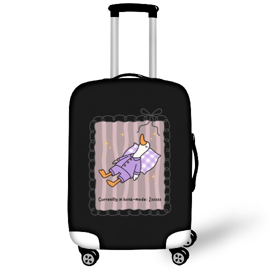 Silly Goose in Honk-Mode Pajama Design Luggage Covers