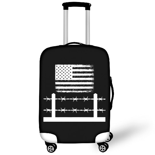 Barbed wire America Luggage Covers