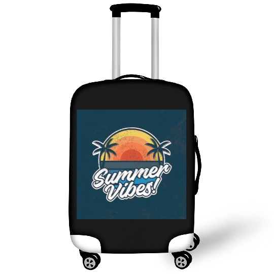 Sunset Beach Summer Vibes Design Luggage Covers