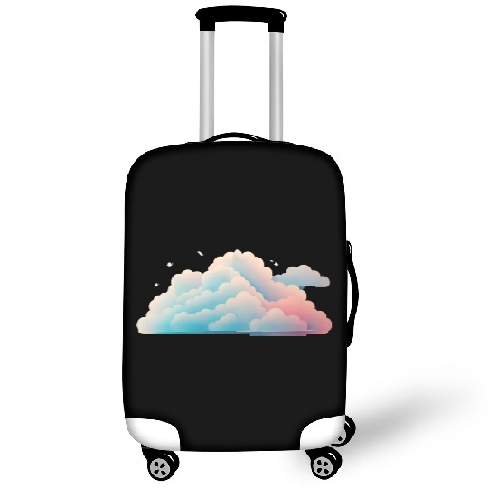 Pastel Cloudscape Abstract Design Luggage Covers