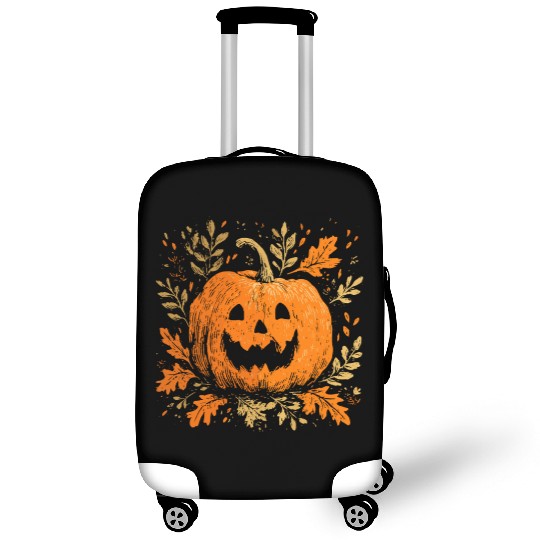 Fall Jack-o'-lantern Spooky Pumpkin Halloween  Luggage Covers