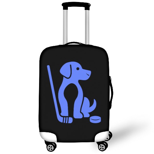 Dachshund Beagle hockey pet silhouette minimalist Luggage Covers