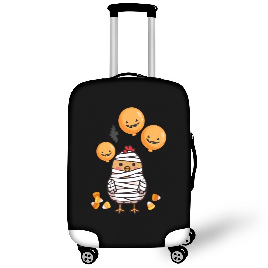 Festive Chick in Mummy Costume Luggage Covers