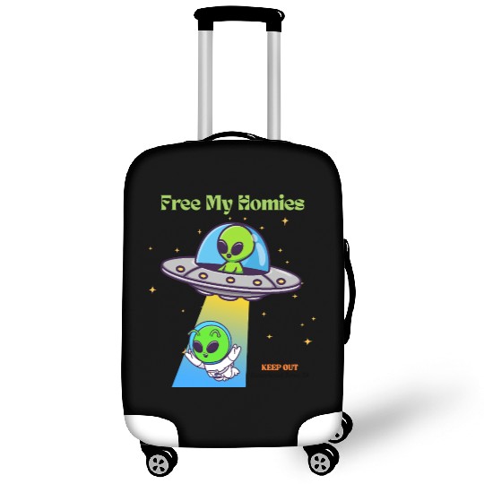 Free My Homies Area 51  Luggage Covers