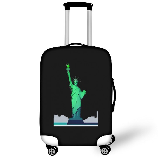 Modern Minimal Statue of Liberty – New York Icon Luggage Covers