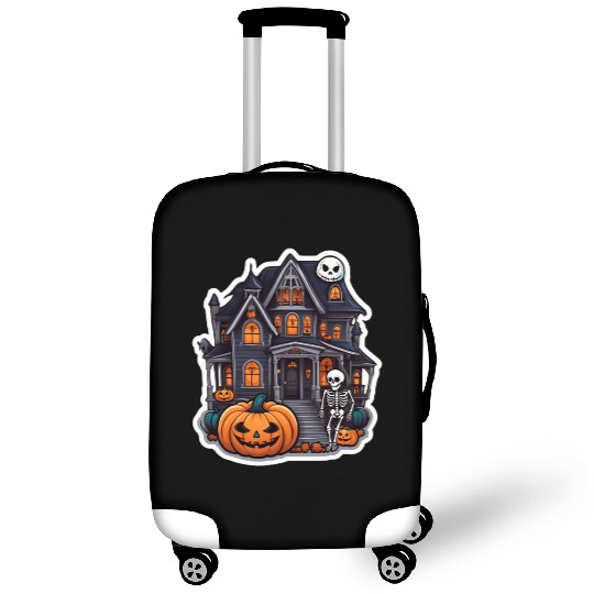 Haunted House Halloween Design Luggage Covers