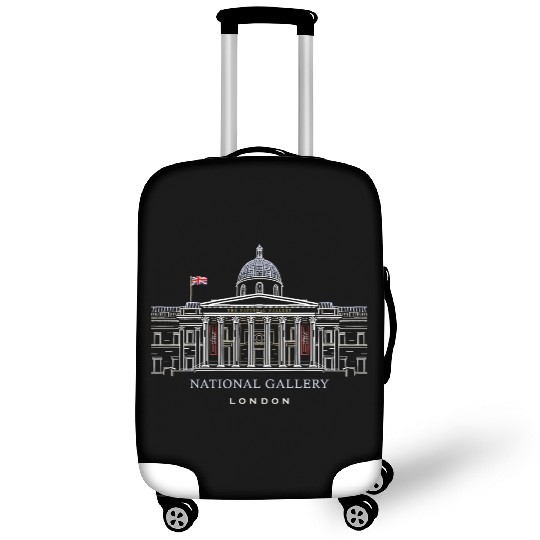London National Gallery Landmark, Hand drawing Luggage Covers
