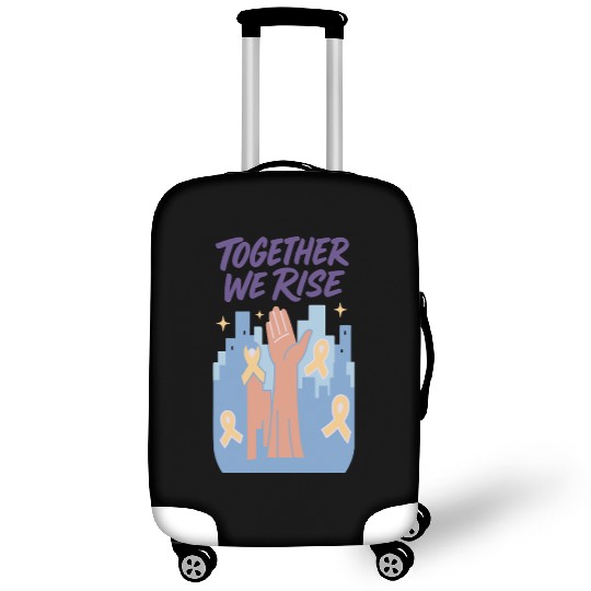 Together We Rise │ Childhood Cancer Awareness	 Luggage Covers
