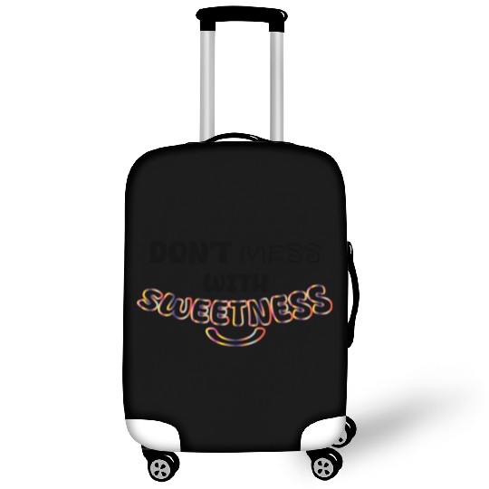 Colorful Sweetness Script Design Luggage Covers
