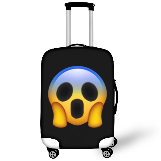 Expressive Scream Emmoticon Luggage Covers
