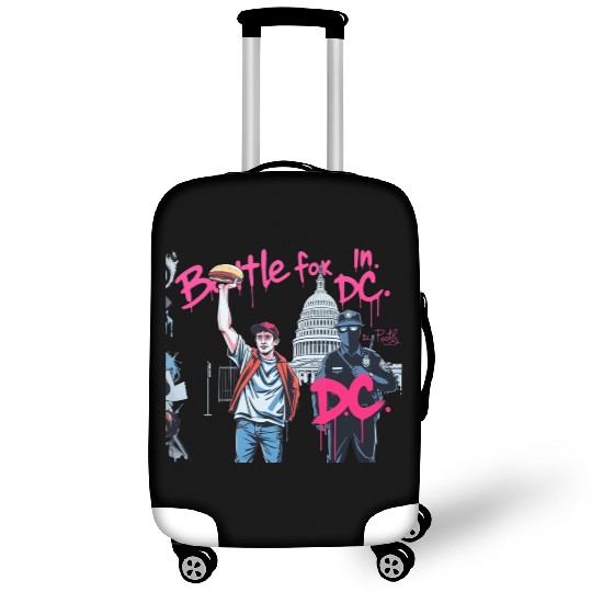 Free DC Sandwich Guy Banksy Style Street Art Luggage Covers