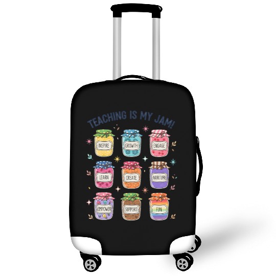 Teaching Is My Jam Cute Teacher Appreciation Luggage Covers