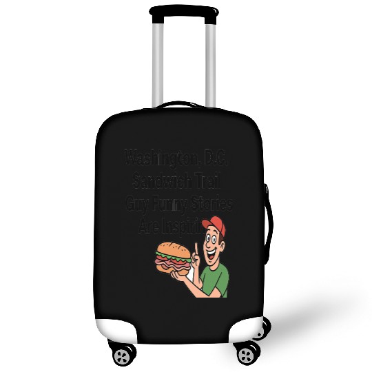 Washington DC Sandwich Throw Guy  Luggage Covers
