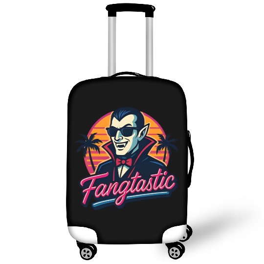 Fangtastic – Retro Vampire Neon Style Luggage Covers