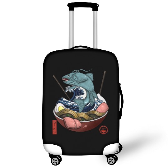 Mythic Samurai Ramen Fish Japanese Art Luggage Covers
