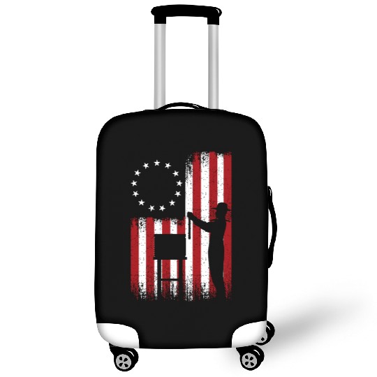American Flag Golf USA Flag Luggage Covers