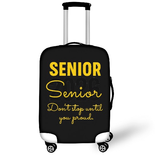 Senior 2026 Distressed Number Design Class of 2026 Luggage Covers