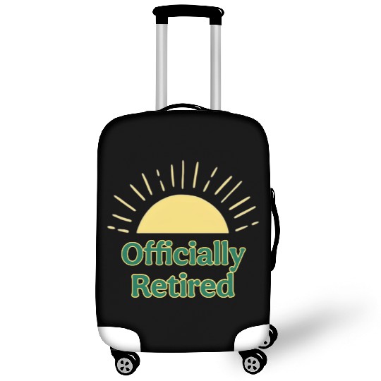 Sunrise Retirement Celebration Design Luggage Covers