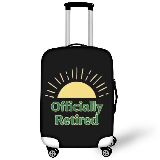 Sunrise Retirement Celebration Design Luggage Covers