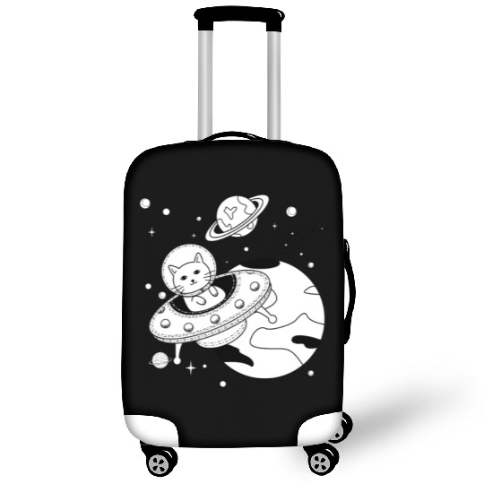 Space Cat Adventure Design Luggage Covers