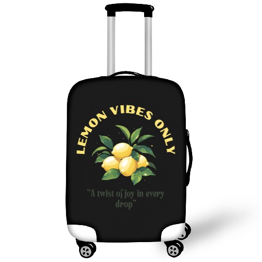 Lemon Vibes Only Luggage Covers