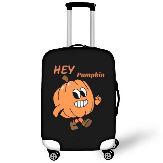 Playful Pumpkin Character Design Luggage Covers