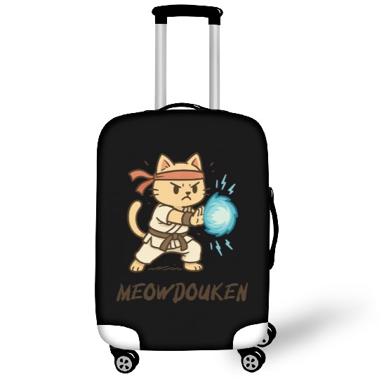 Meowdouken Street Fighter Luggage Covers