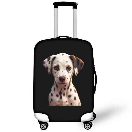 Dalmatian Puppy Portrait on Luggage Covers