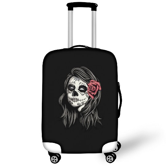 Santa Muerte Holy Woman Luggage Covers