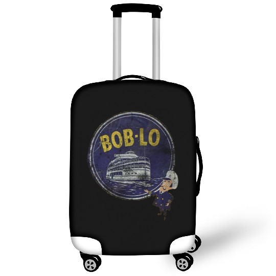Vintage Retro Classic Cute Detroit Boblo Island Luggage Covers