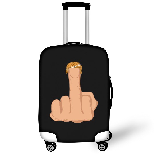 Funny Trump Middle Finger Luggage Covers