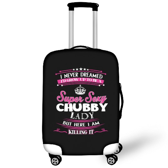 Super sexy chubby lady - Here I am killing it Luggage Covers