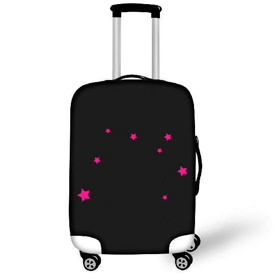 Stars, Pink, Bling Bling Luggage Covers