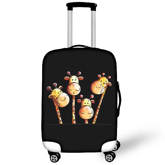 Giraffe Family - Giraffes - Kids - Comic -Gift Luggage Covers