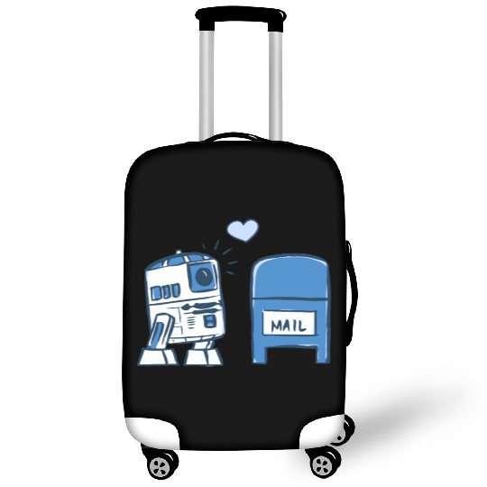 Funny Star Wars r2d2 comic Luggage Covers