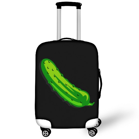 It's a giant pickle Luggage Covers