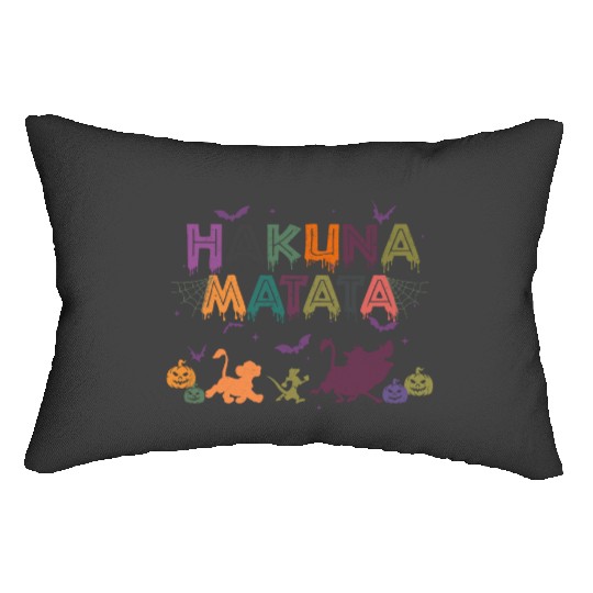 Hakuna Matata Lumbar Pillows, Disney Halloween Lumbar Pillows