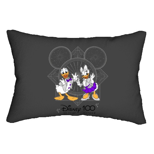 Disney 100 Years of Wonder Lumbar Pillows, Donald And Daisy Duck Lumbar Pillows