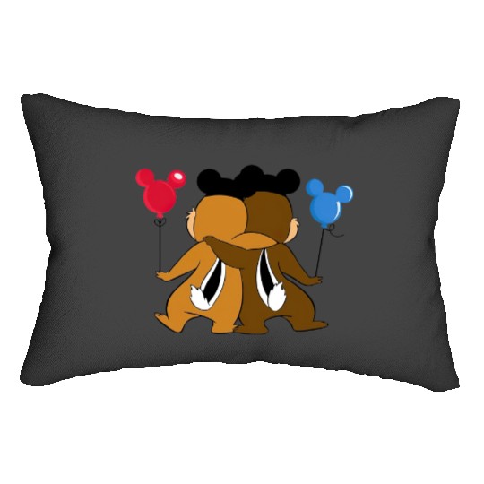 Chip And Dale Friendships   Lumbar Pillows Lumbar Pillows Lumbar Pillows , Chip And Dale Disney Couple Lumbar Pillows