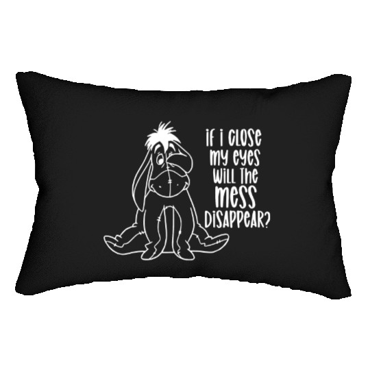 Eeyore close my eyes Disney unisex Lumbar Pillows
