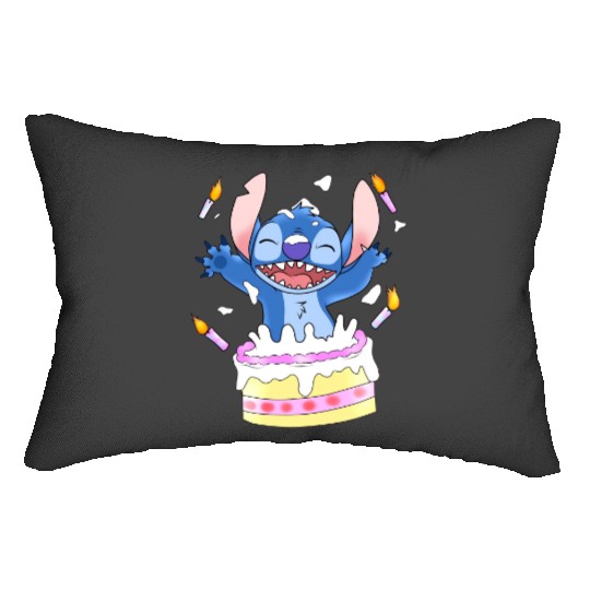 Disney Lilo Stitch Birthday Girl Lumbar Pillows, Stitch Birthday Lumbar Pillows, Birthday Boy Girl Lumbar Pillows