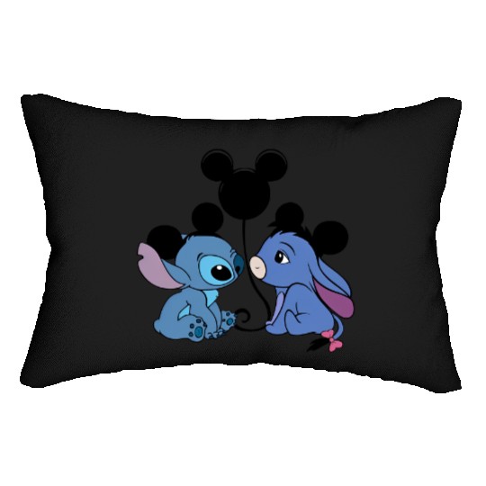 Stitch and Eeyore Lumbar Pillows, Disney Lumbar Pillows