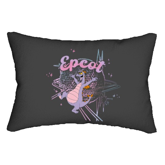 Figment Lumbar Pillows, Epcot Figment Tank, Disney Figment Tank, One Little Spark Lumbar Pillows