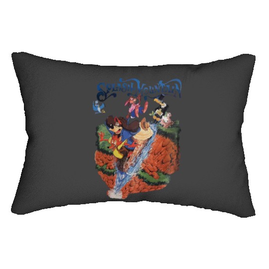 Retro Disneyland Splash Mountain Lumbar Pillows