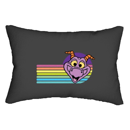 Disney vintage Lumbar Pillows - Disney figment Lumbar Pillows - Disney Epcot Lumbar Pillows