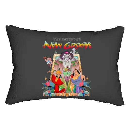 Retro Disney Emperor's New Groove Yzma, Disney The Emperor's New Groove Villains Lumbar Pillows