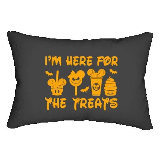 I'm Here For The Treats, Disney Halloween Family Shirts, Hocus Pocus, Halloween Shirt, Halloween Gift, Trick or Treat, Disney Family Shirts Lumbar Pillows