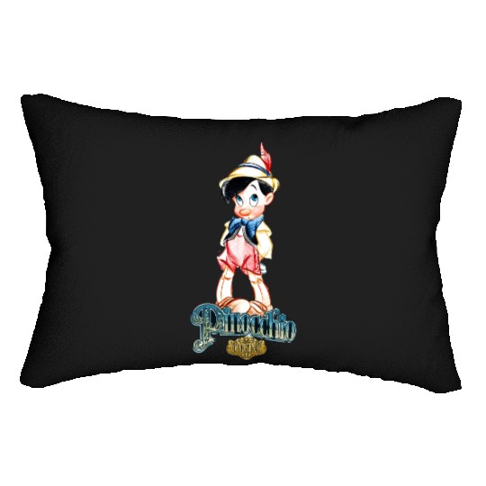 Disney Pinocchio Vintage Portrait Lumbar Pillows
