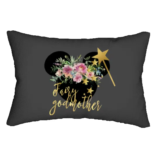 fairy godmother shirt, godmother gift, disney fairy godmother shirt, godmom shirt, godmother shirt, godparent gift, new godmother gift Lumbar Pillows