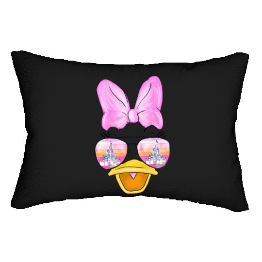 Vintage Daisy Duck Lumbar Pillows, Disney  Lumbar Pillows